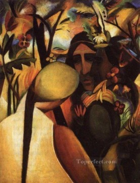 Expresionismo indio August Macke Pinturas al óleo